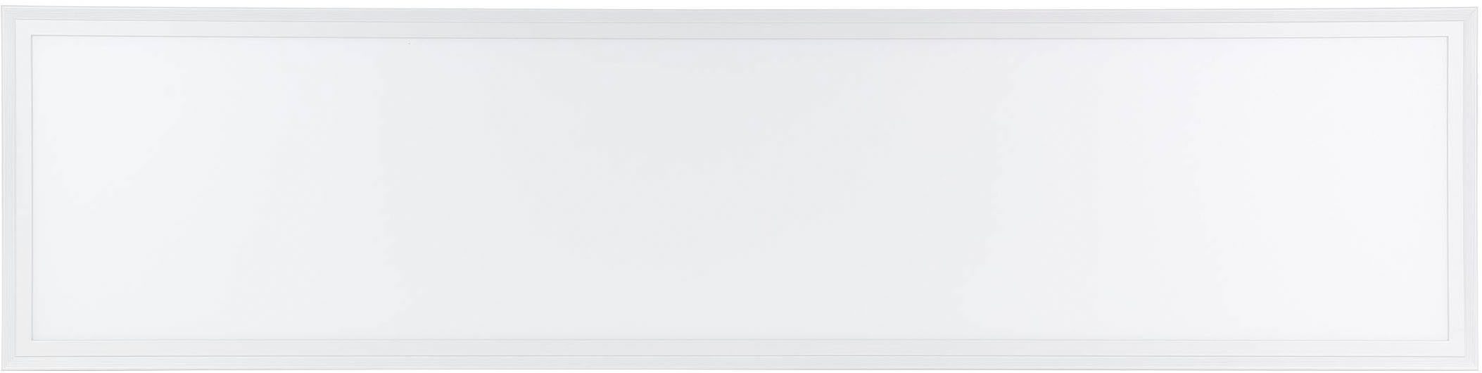 EGLO Rasterleuchte Salobrena 1 Einbauleuchte, Deckenlampe, Aluminium, Kunststoff, Lampe, LED fest integriert, Neutralweiß, Rasterleuchte - L120 x B30 x H1,1 cm - weiß - 33W inkl.