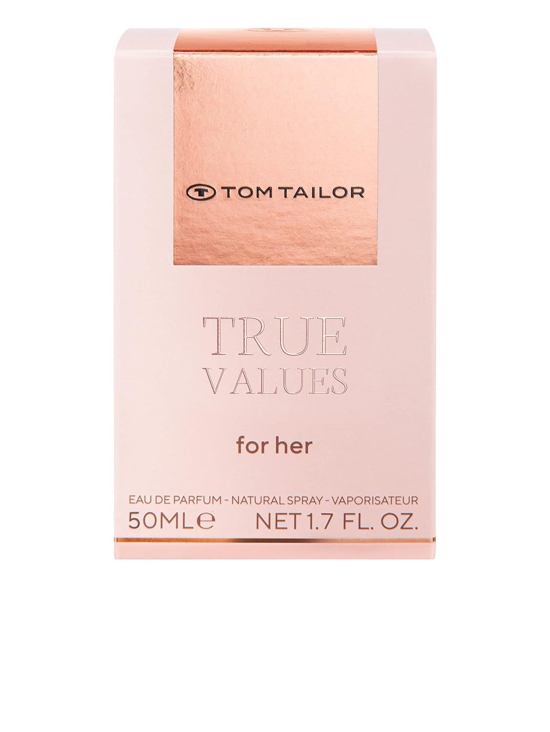 TOM TAILOR Eau de Parfum True Values for her EdP Parfum Frauen Natural Spray 50ml, 1-tlg., Intensiv fruchtig blumig Parfüm Geschenk für Damen Frauen Mädchen