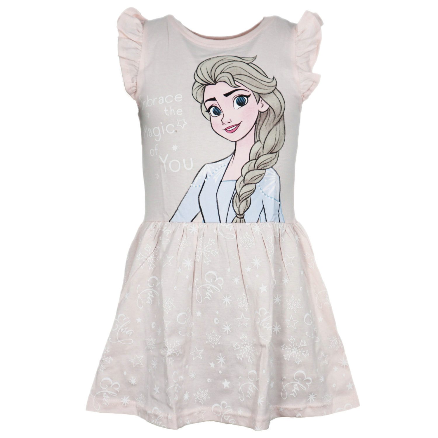 Disney Sommerkleid Disney Die Eiskönigin Elsa Kinder Mädchen Sommerkleid Kleid 100% Baumwolle, Gr. 92 bis 128