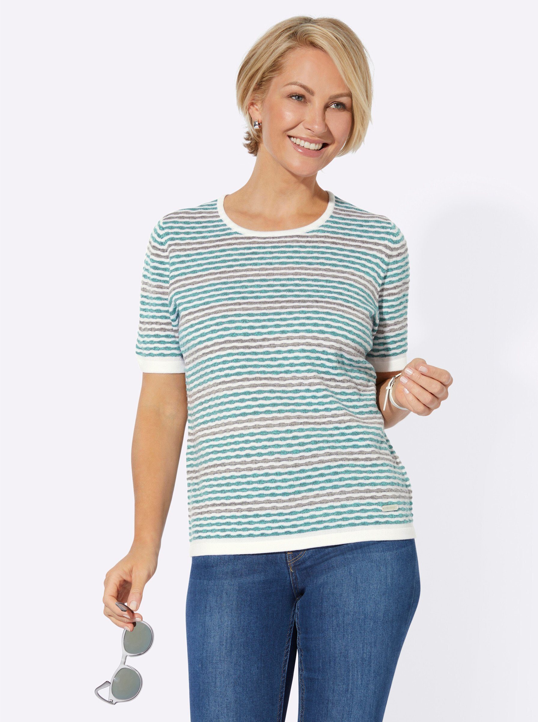 Classic Stehkragenpullover "Pullover" günstig online kaufen