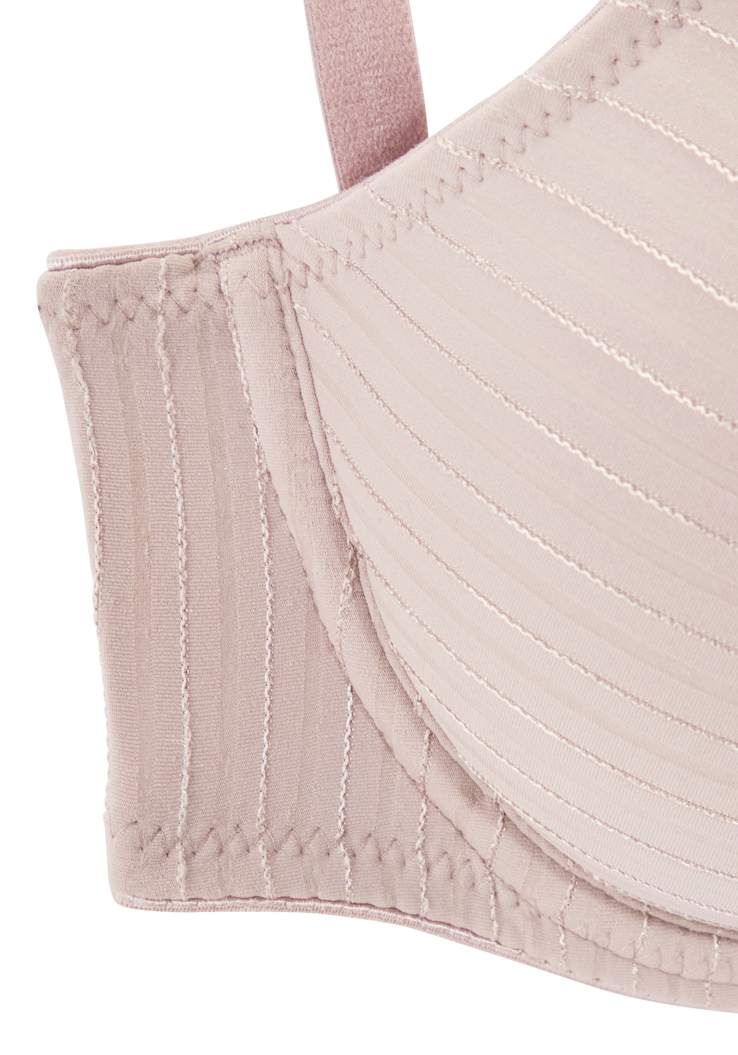 LASCANA Schalen-BH Carlotta mit Bügel, aus weichem Microtouch mit filigranem Glanzfaden – Bild 4 von 4