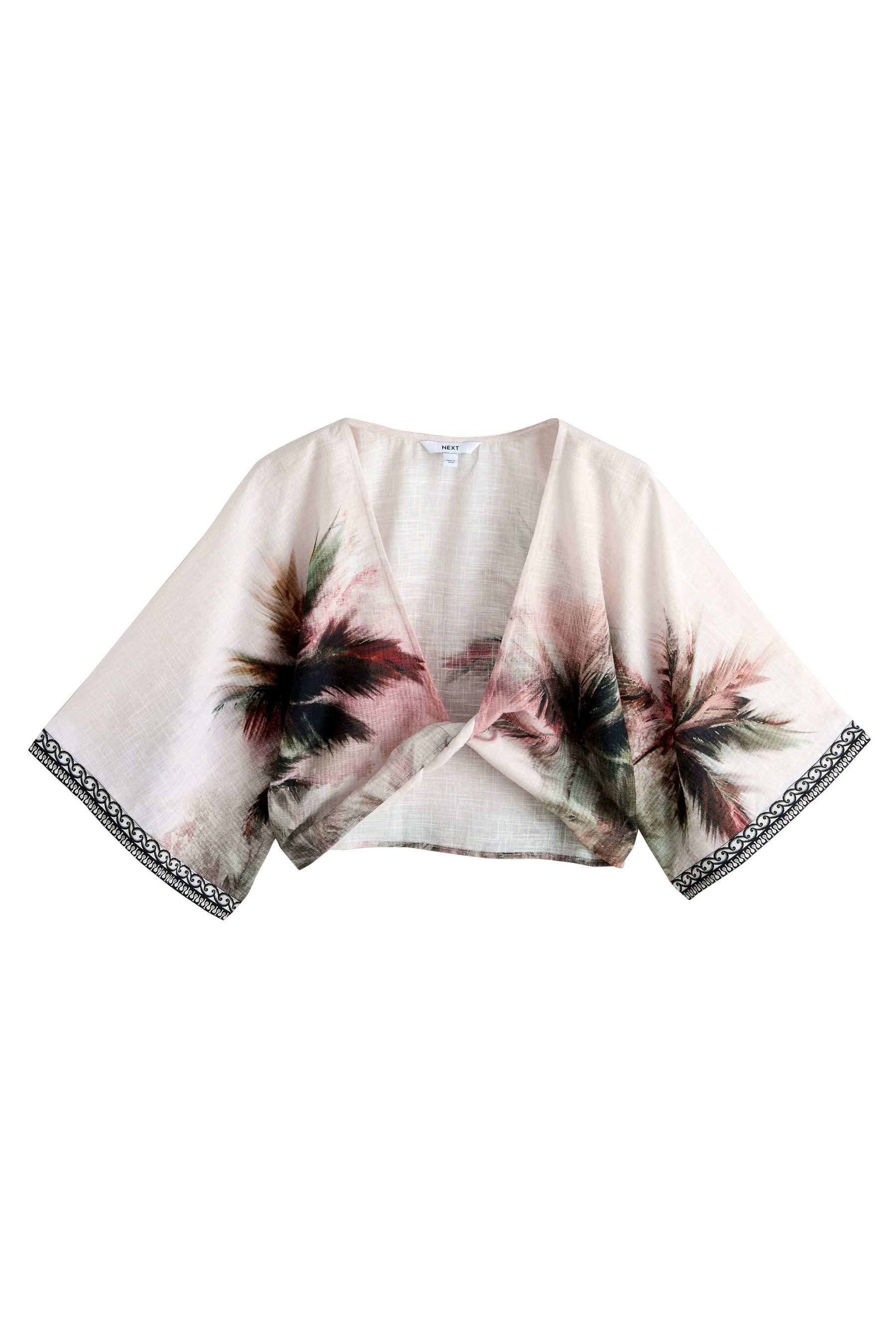 Strandshirt Cover-up mit Drehdetail vorne