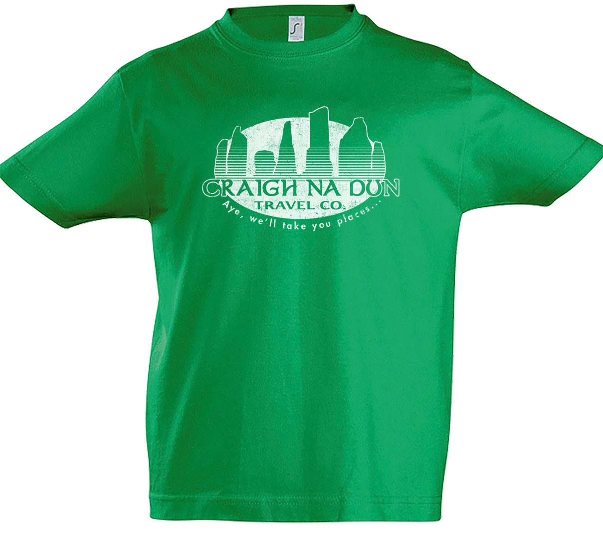 Print-Shirt Craigh Na Dun Travel Co. Kinder T-Shirt Outlander Scots Scotland