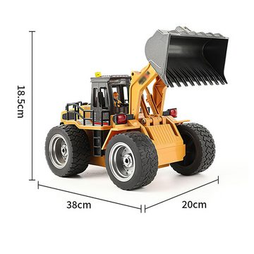 Welikera Spielzeug-Bagger Spielzeugauto, 2.4G RC USB 4WD Drive Bagger Spielzeug