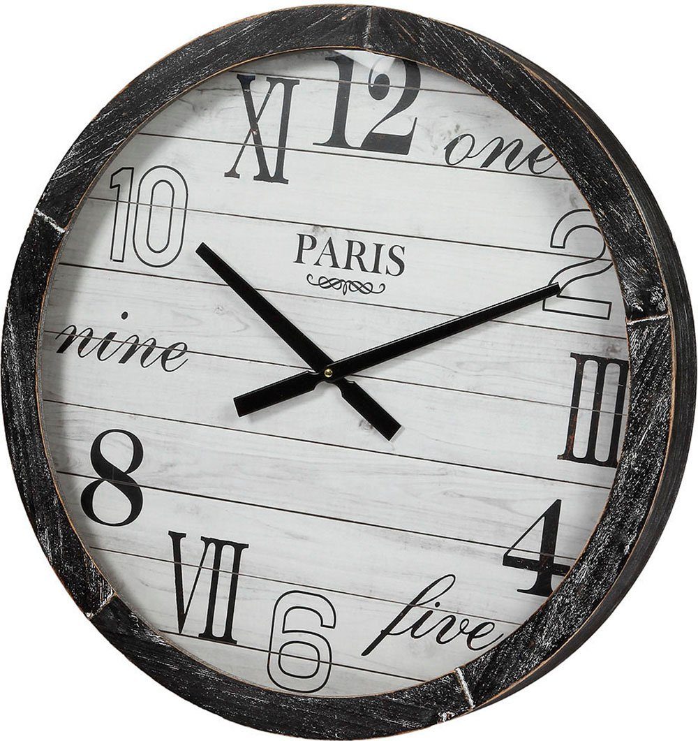 Ambiente Haus Wanduhr Wanduhr aus holz 60cm günstig online kaufen