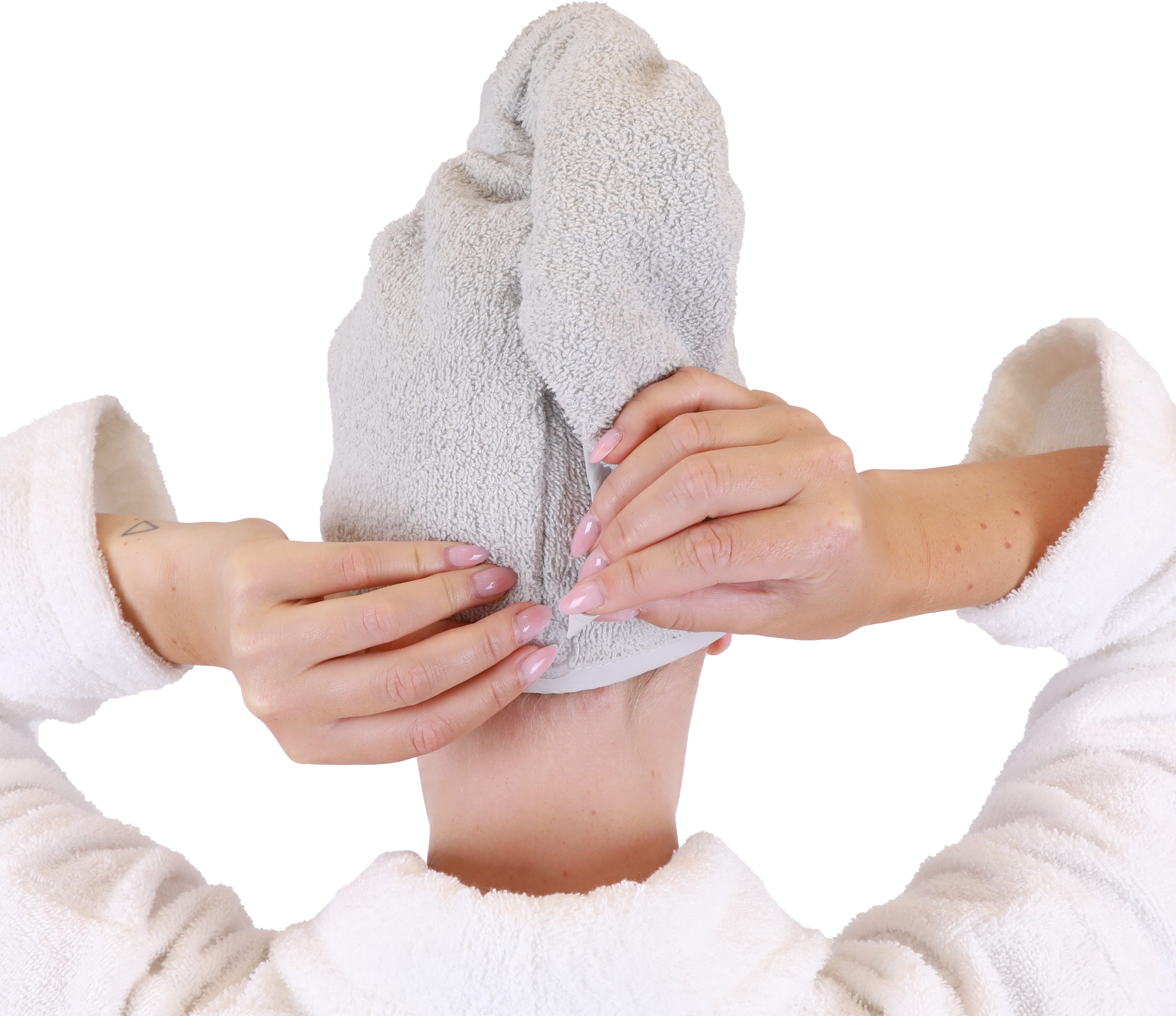 Betz Turban-Handtuch mit Knopf BERLIN Kopfhandtuch günstig online kaufen
