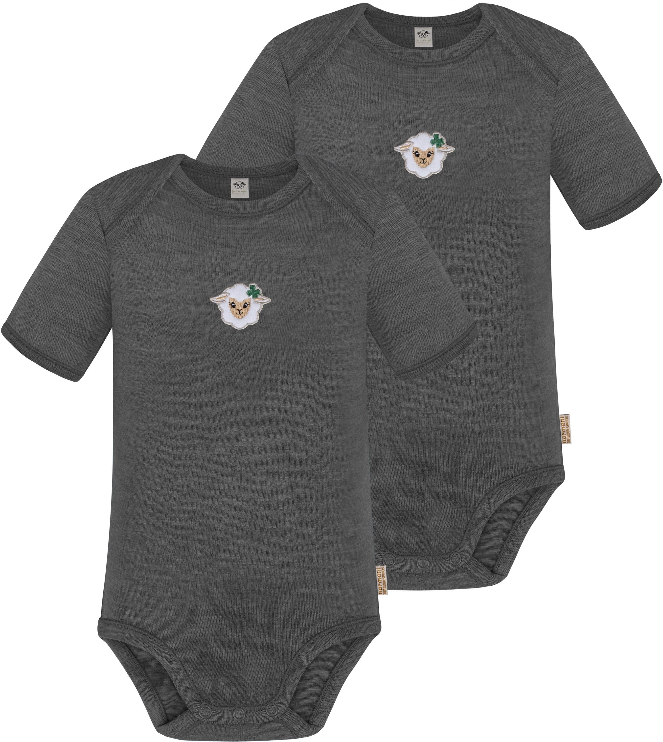 Kurzarmbody 2er Set Baby Merino Body Kurzarm Tauranga