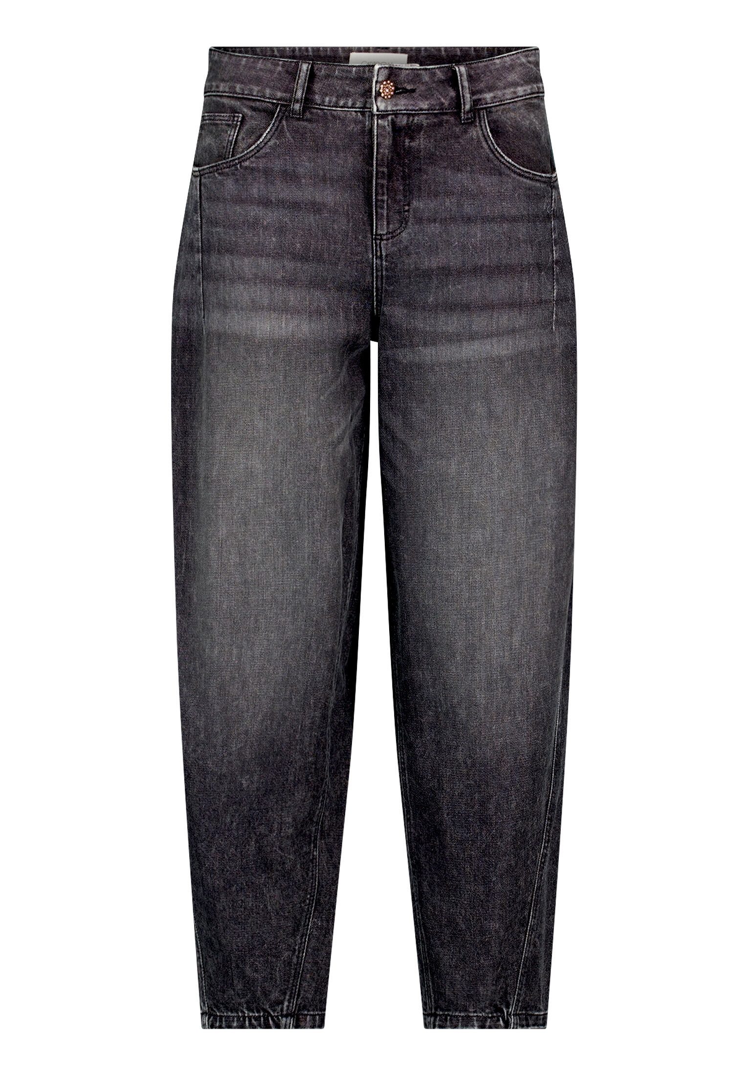 Cartoon Ankle-Jeans Damen mit Waschung