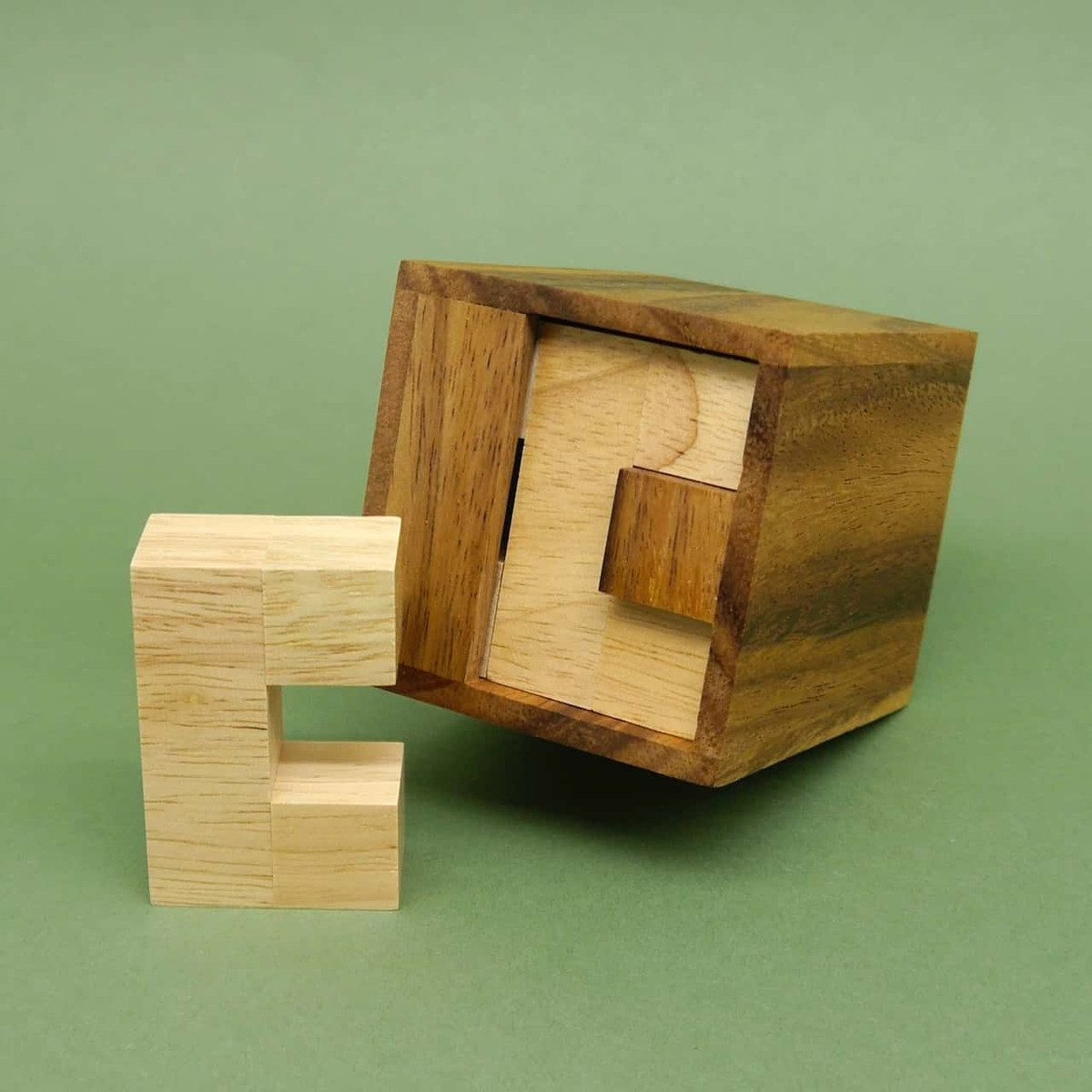 ROMBOL Denkspiele Spiel COMMUNICATION BOX - außergewöhnliches Denkspiel, Knobelspiel, Holzspiel