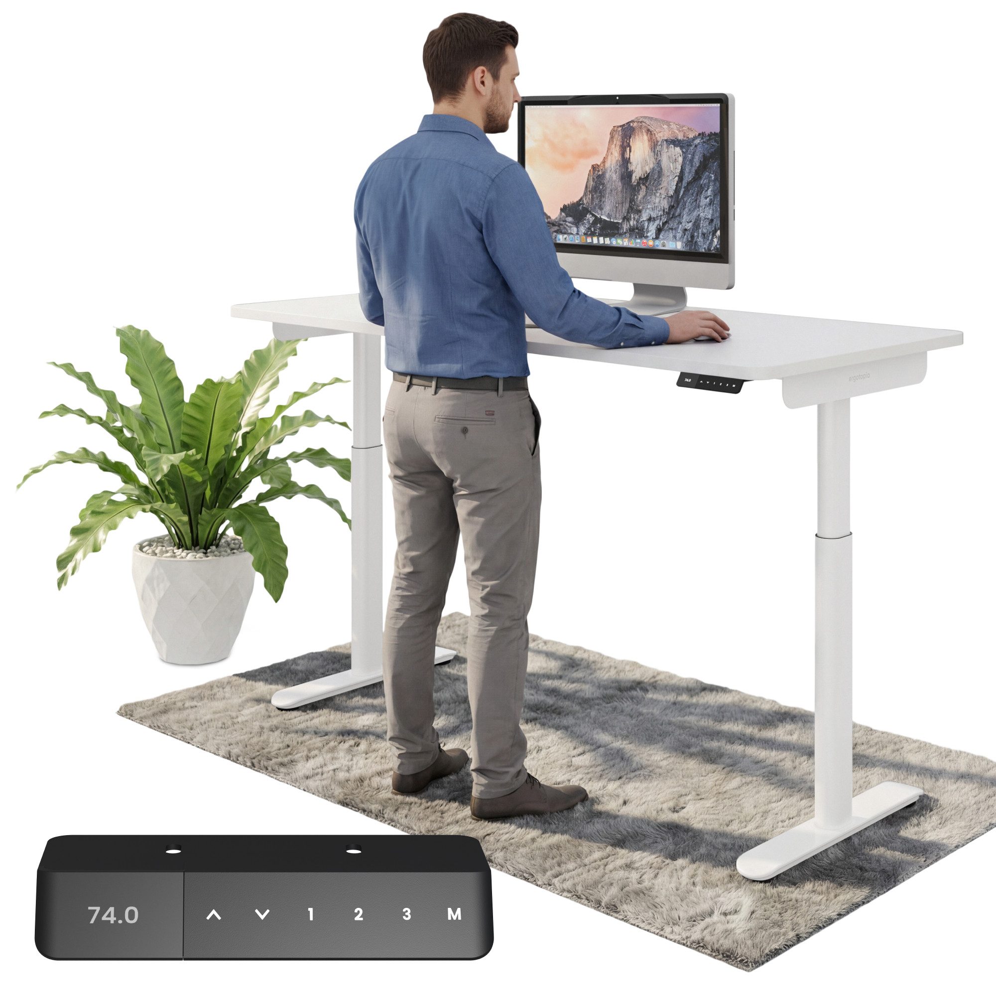 Ergotopia Schreibtisch Desktopia One (elektrisch höhenverstellbarer Schreibtisch)