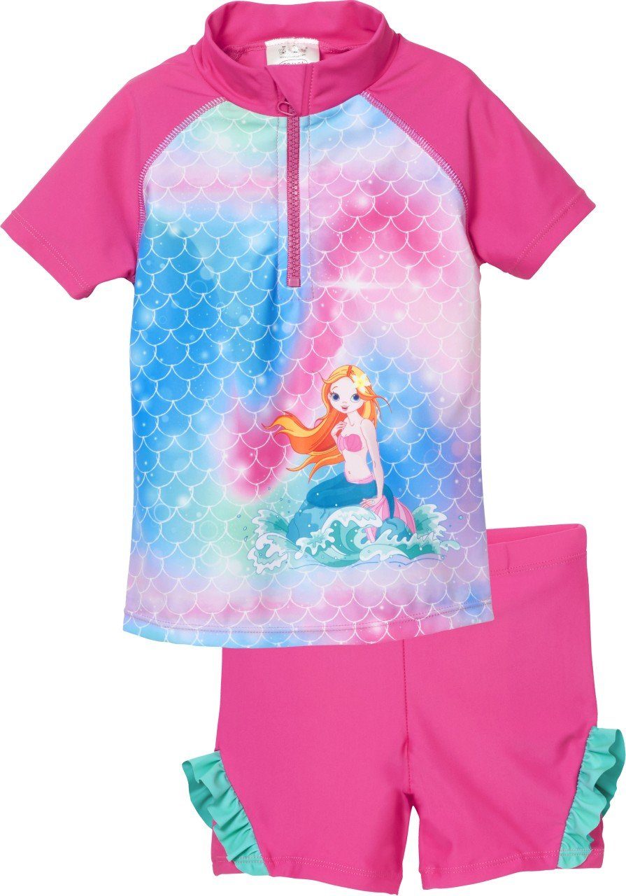 Playshoes Badeanzug Playshoes UV-Schutz Bade-Set Meerjungfrau