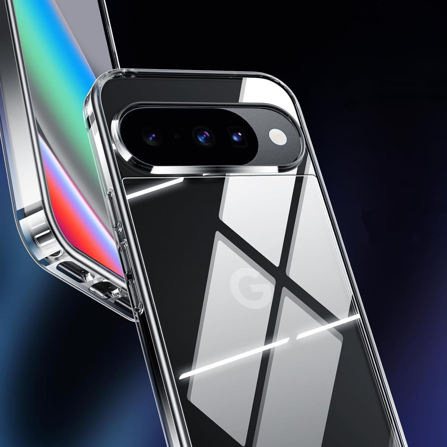CLM-Tech Handyhülle Transparent für Google Pixel 10 / 10 Pro / 10 Pro XL, TPU Gummi, Kratzfest, stoßsicher, schmutzabweisend