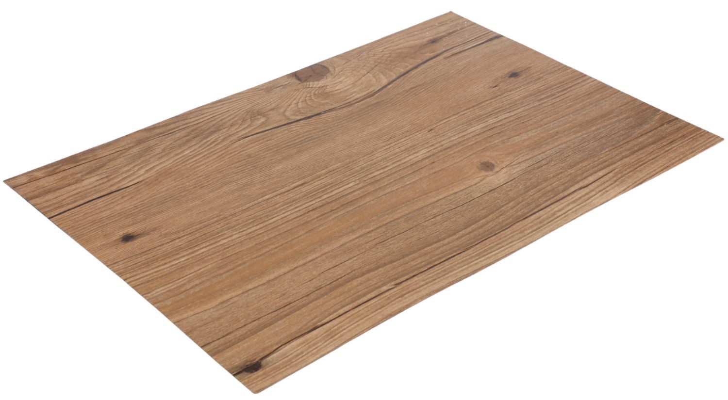 Platzset Platzset 45,5x30,5 Holzoptik Platzdeckchen Platzmatte Untersetzer PVC
