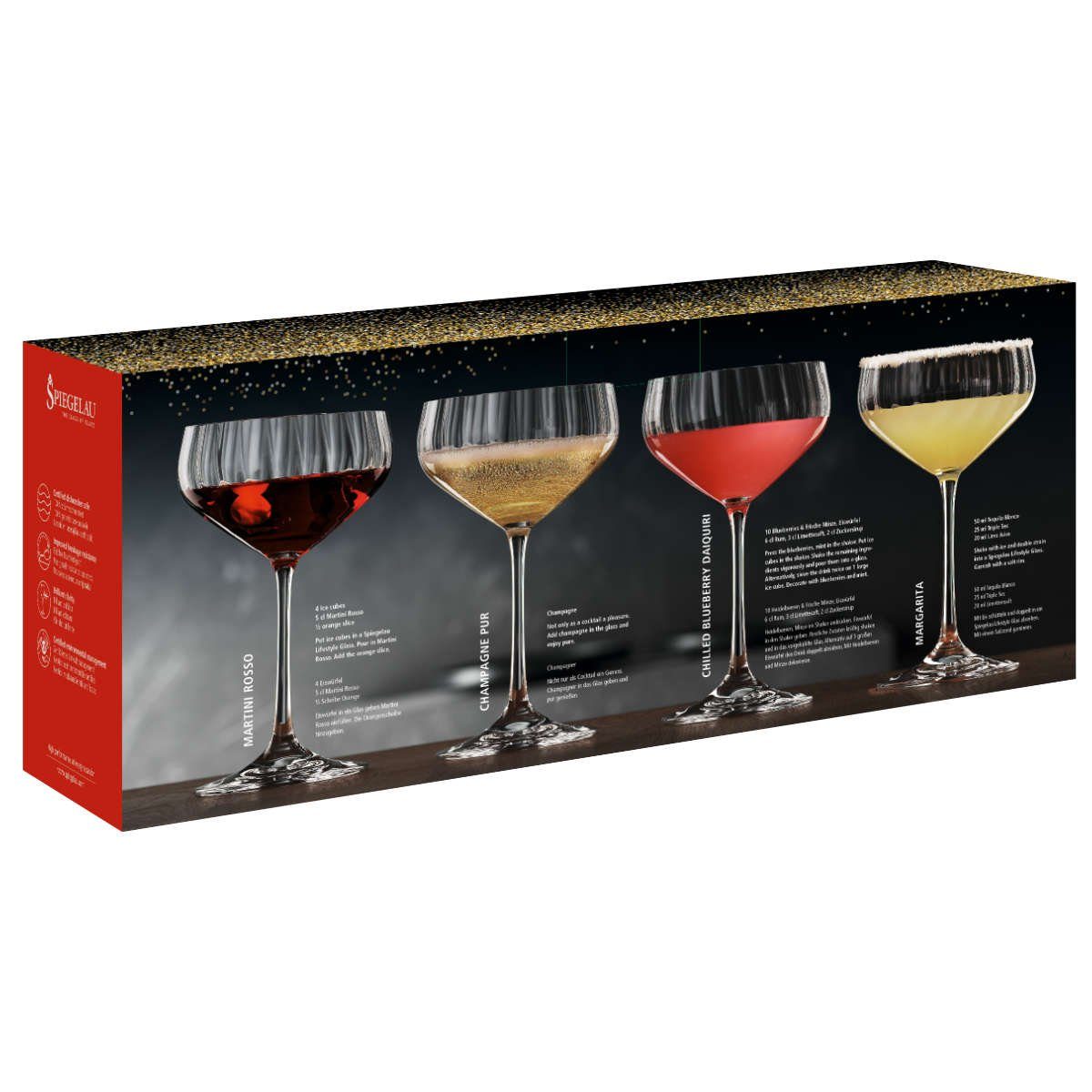 SPIEGELAU Gläser-Set Lifestyle, Kristallglas, h: 166 mm / 310 ml