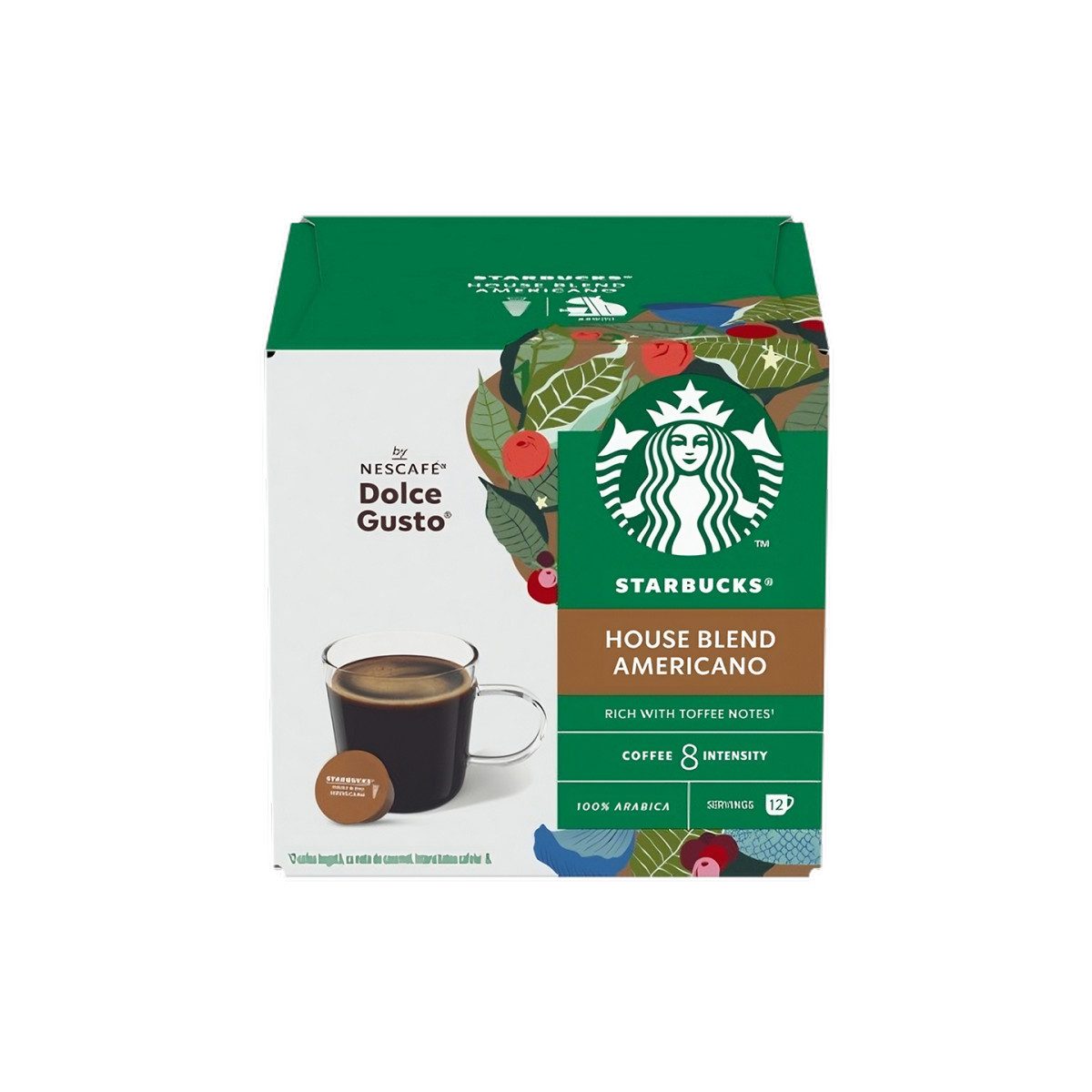 Starbucks Kaffee Kaffeekapseln geeignet für NESCAFÉ® Dolce Gusto® Starbucks House Blend