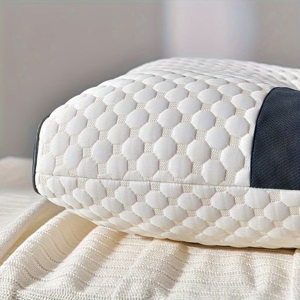 FANNOU Kopfkissen 74 x 47cm, Baumwoll-Massage-Nackenkissen, geeignet für sanftes Schlafen, verstellbar und ergonomisch – Bild 3 von 5