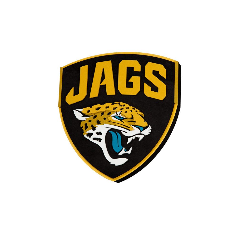 Jacksonville Jaguars Wanddekoobjekt Jacksonville Jaguars FanFoam Super Size Wall Sign