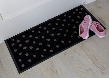Fußmatte Fußmatte- Home Gepunktet 80 x 40 cm, Mr. Ghorbani, Rechteckig, Höhe: 8 mm