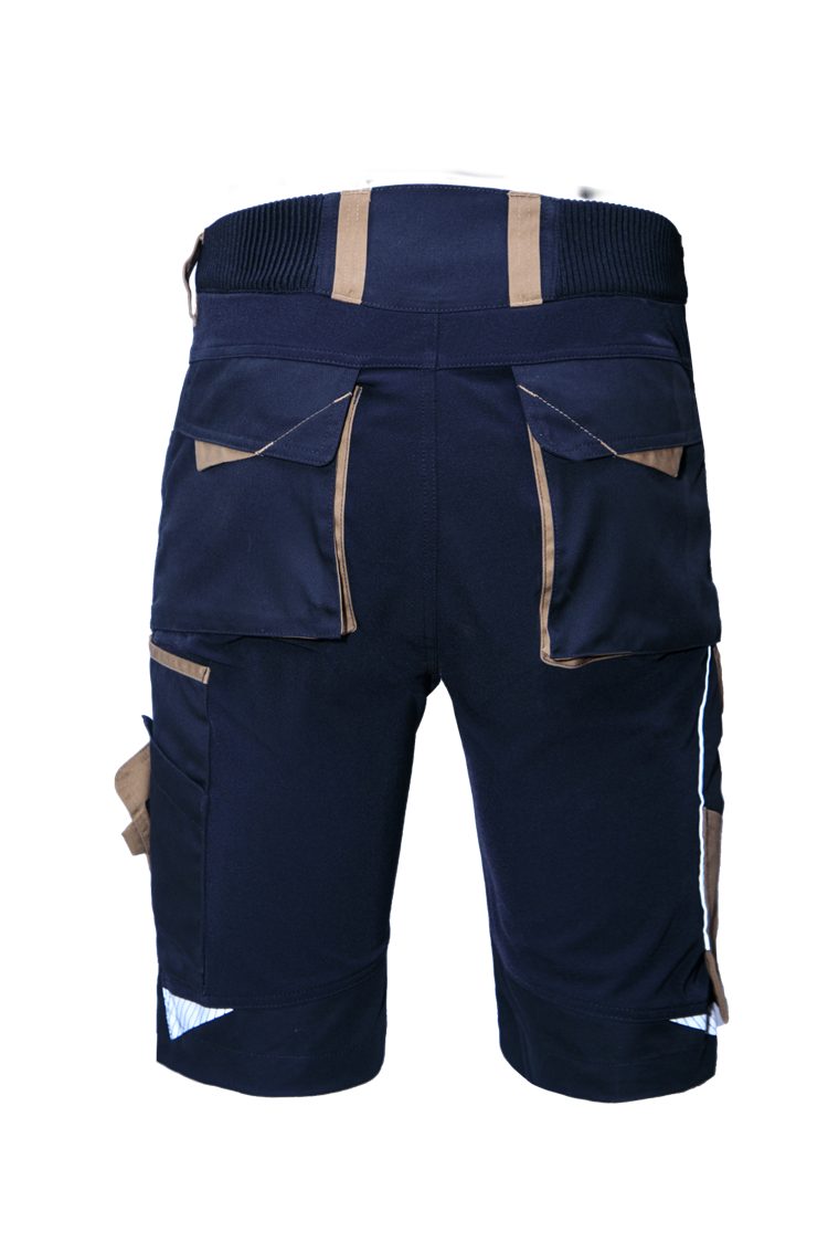 der Sand Hinterhose Anthrazit Stretcheinsatz an Arbeitsshorts COMPA workwear