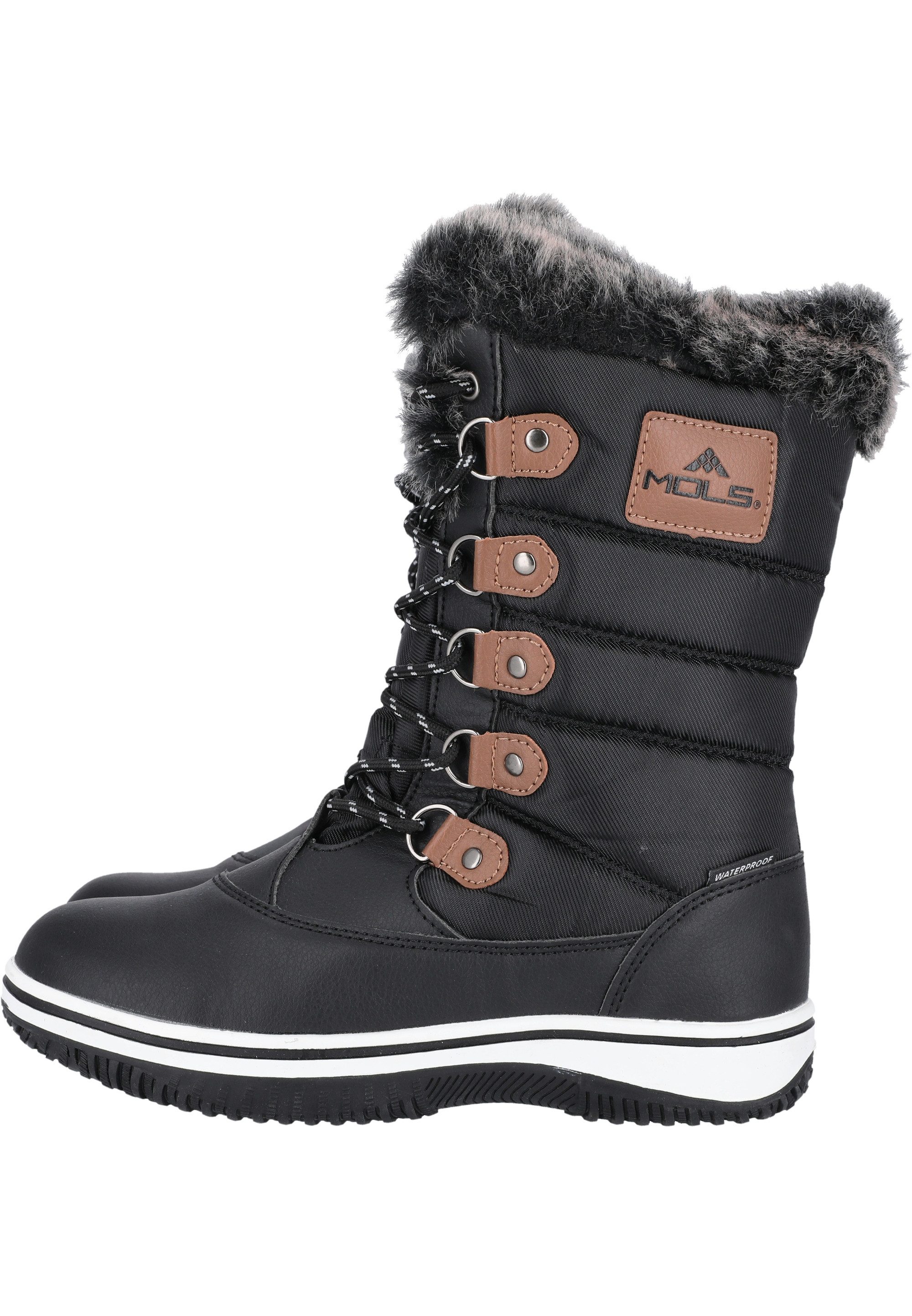 MOLS Enfield Stiefel mit modischem Kunstfell-Besatz – Bild 3 von 5