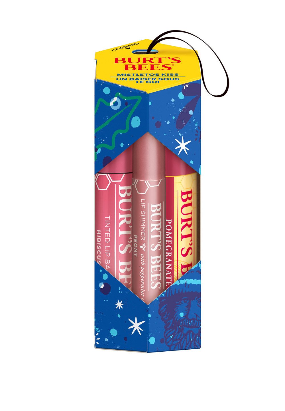 BURT'S BEES Lippenbalsam 500632, Mistletoe Kiss Gift - Pink