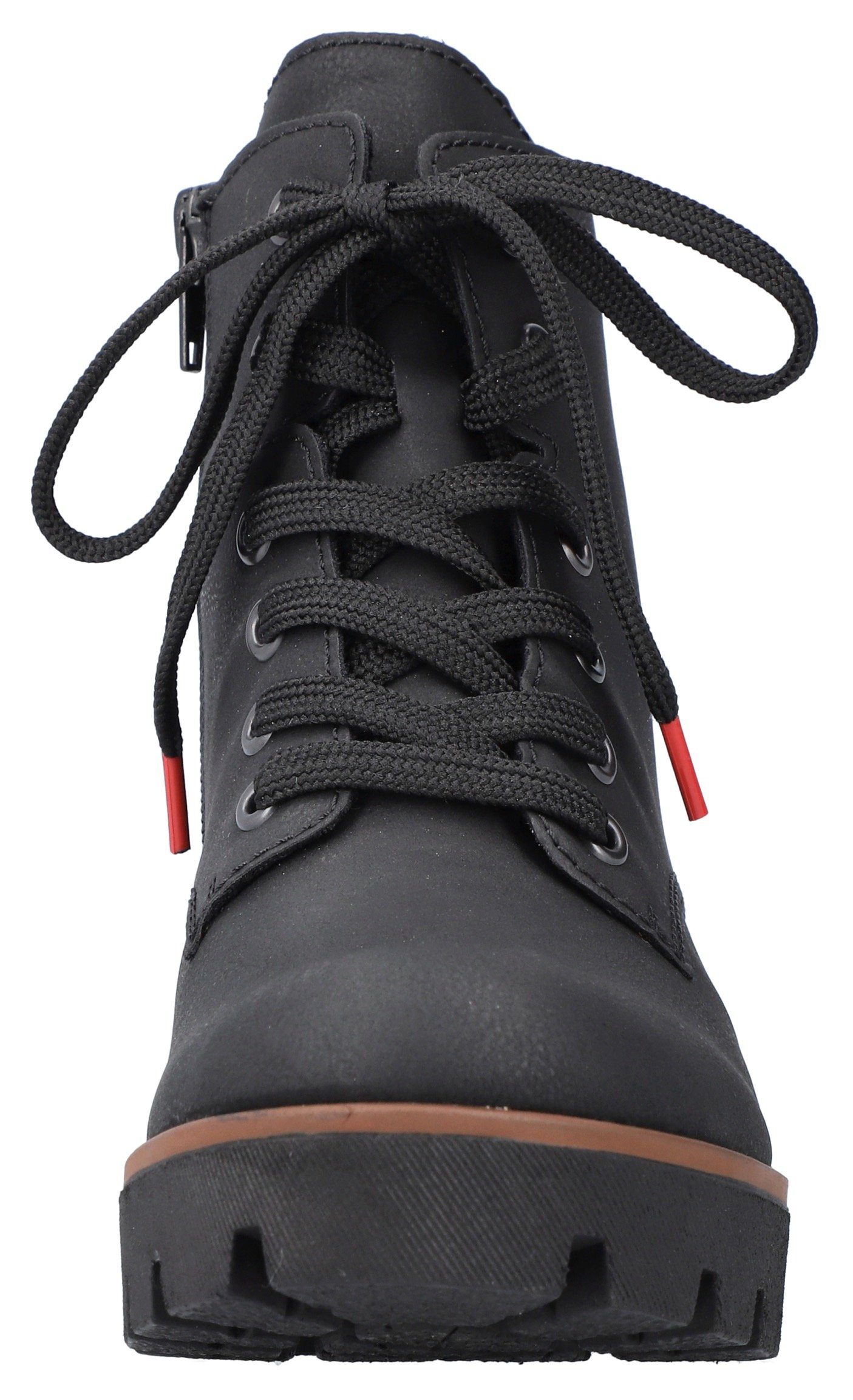Rieker Schnürstiefelette, Schnürboots, Outdoorstiefelette mit robuster Profilsohle