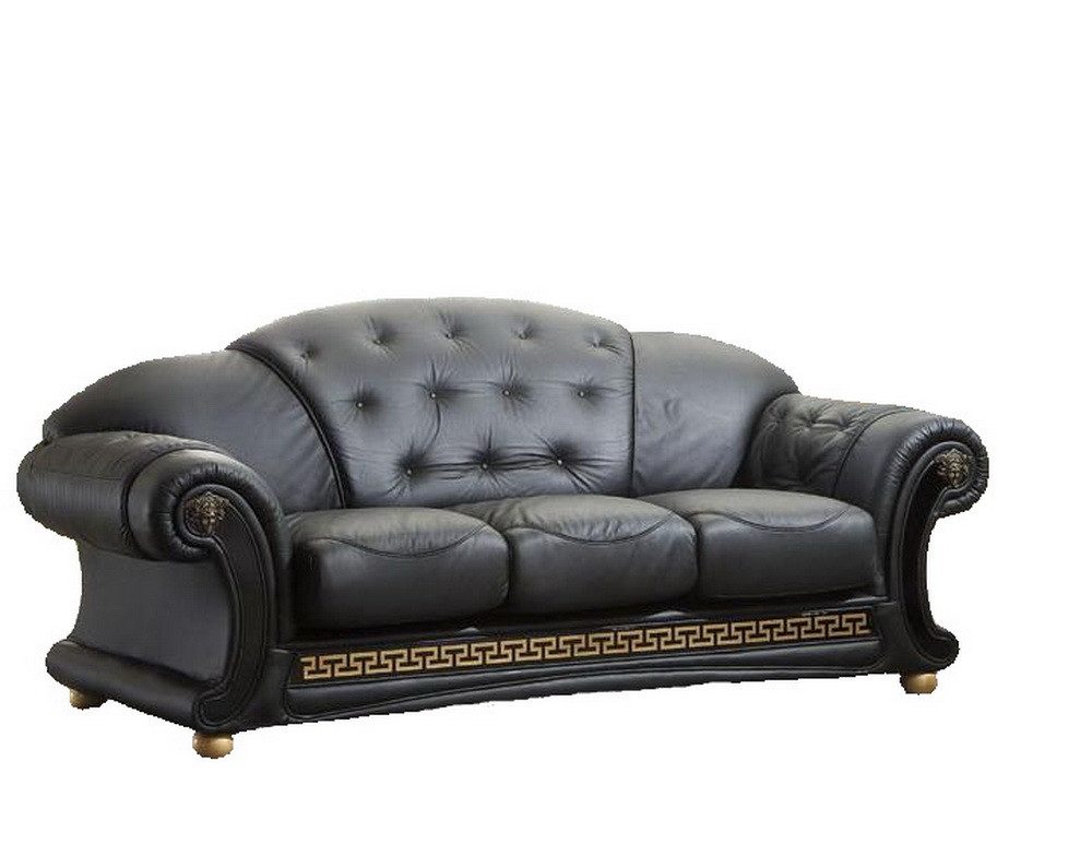 Salottini Chesterfield-Sofa SOFORT LIEFERBAR Chesterfield Oriental XL 3er Sofa Couch Leder, Taschenfederkern