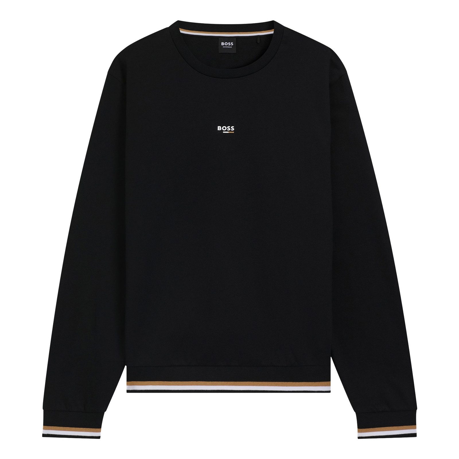 BOSS Sweatshirt Iconic Sweatshirt mit Markenschriftzug auf Vorderseite