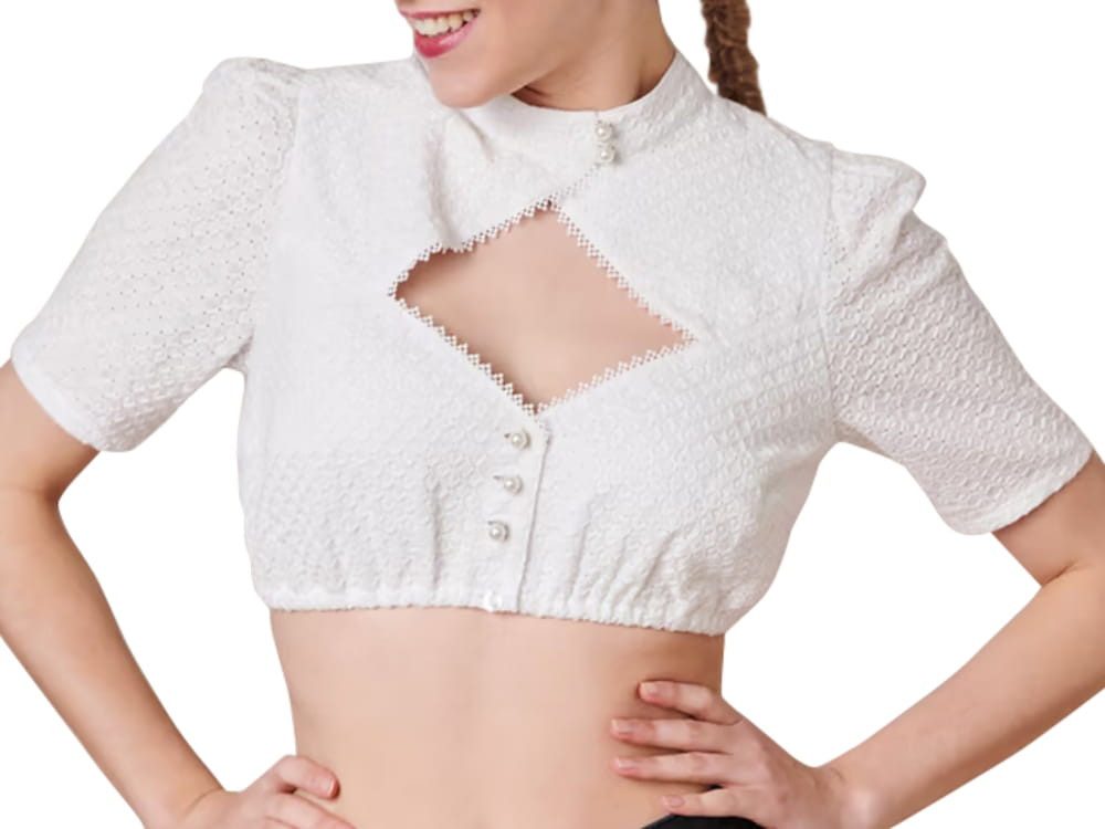 Krüger Madl Dirndlbluse Dirndlbluse Mine ecru
