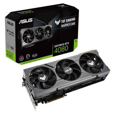 Asus TUF Gaming GeForce RTX 4080 16GB GDDR6X Grafikkarte (16 GB, (DLSS 3, PCIe 4.0, 2x HDMI, 3x DP)
