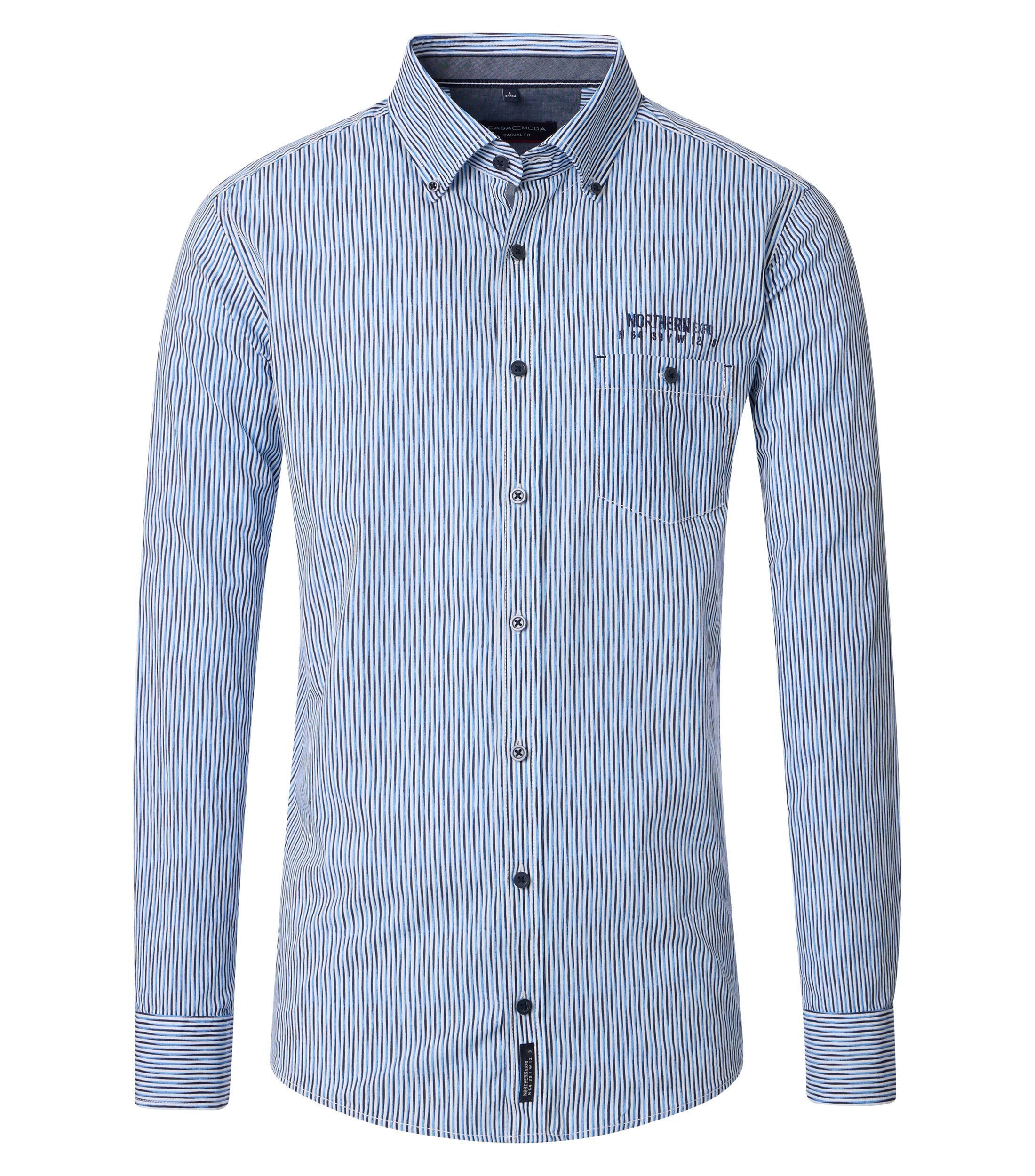CASAMODA Langarmhemd CASAMODA Freizeithemd Print günstig online kaufen