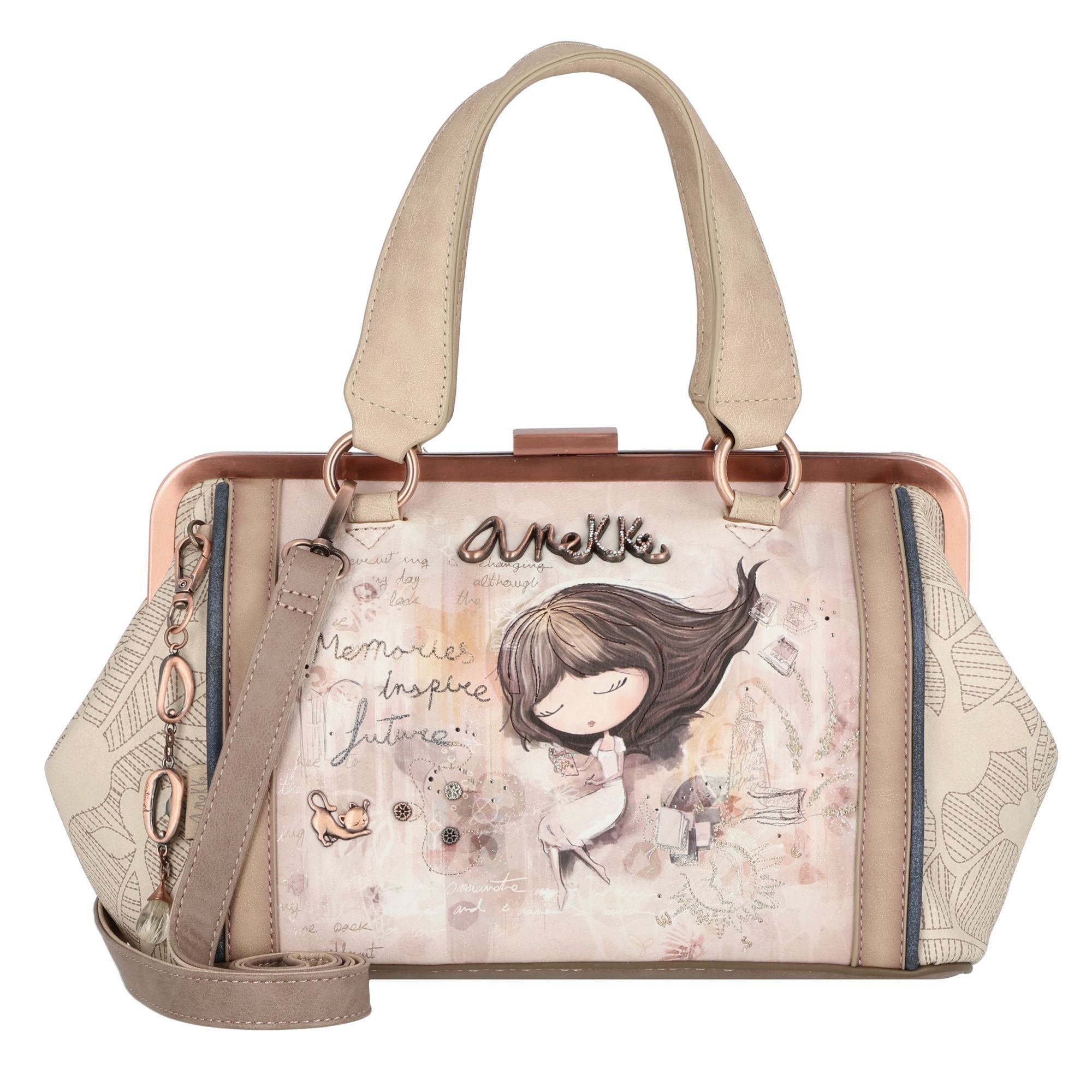 Schultertasche Nature