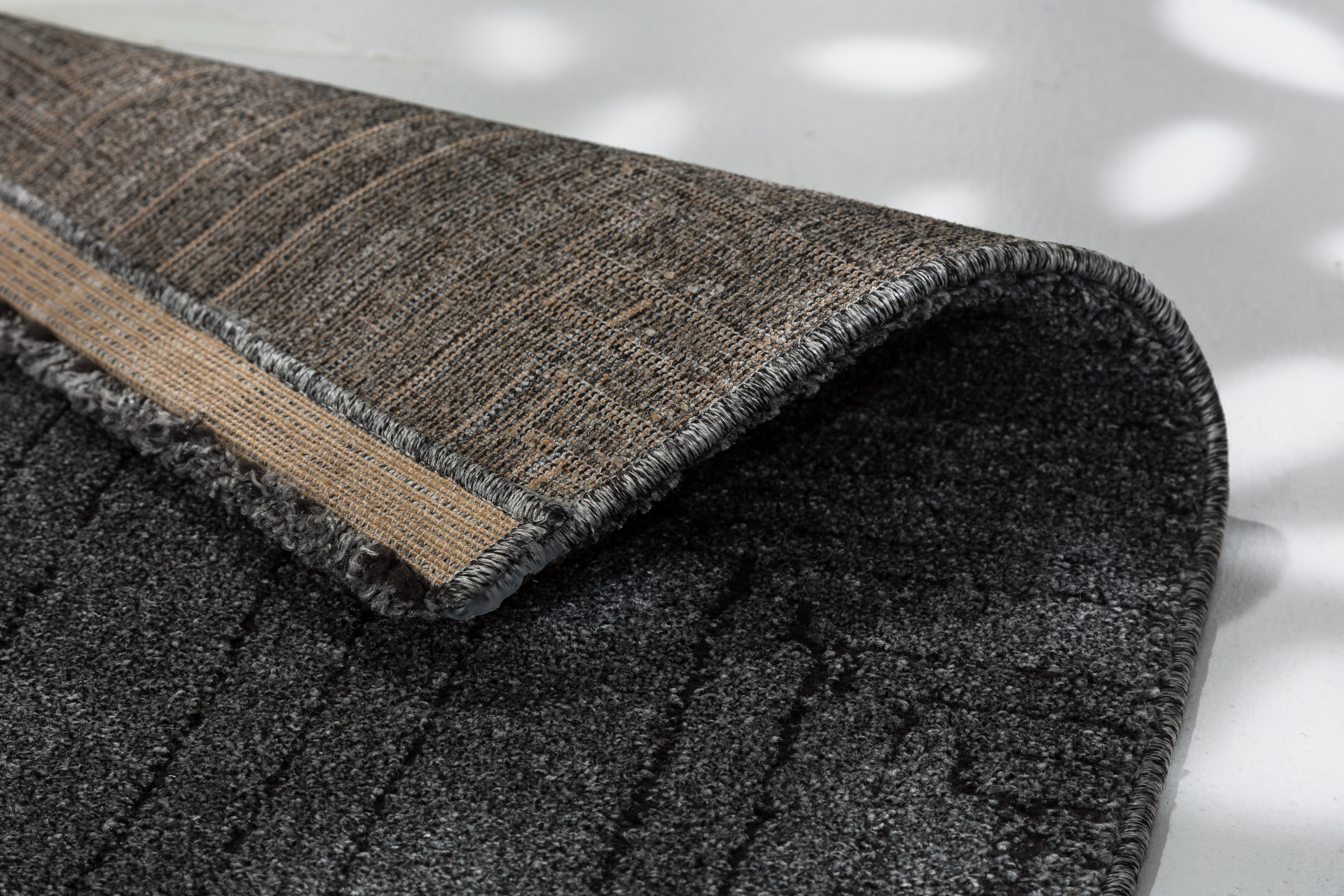 SCHÖNER WOHNEN-Kollektion Teppich Pure 6317-243, rechteckig, Höhe: 22 mm, Kurzflor, Hoch Tief Struktur, Wohnzimmer, Schöner Wohnen Kollektion