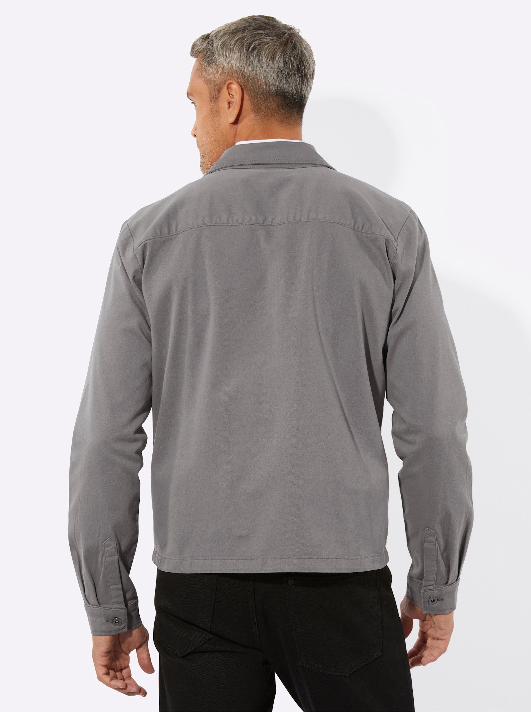 Sieh an! Blouson Twilljacke Langarm Länge ca. 68 cm