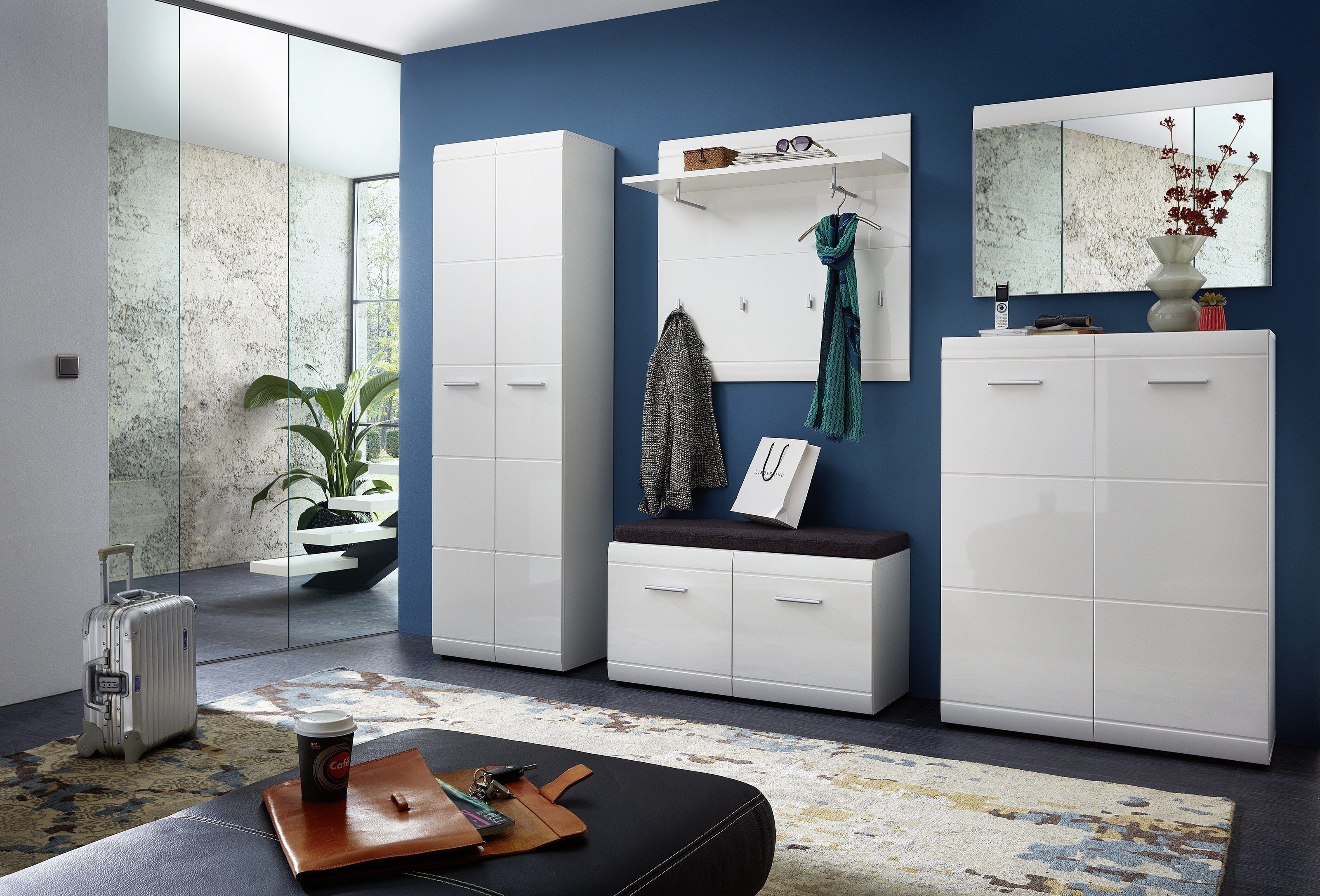 freiraum Garderobenpaneel 402 (BxHxT: 96x90x30 cm), aus MDF foliert, Kanten günstig online kaufen