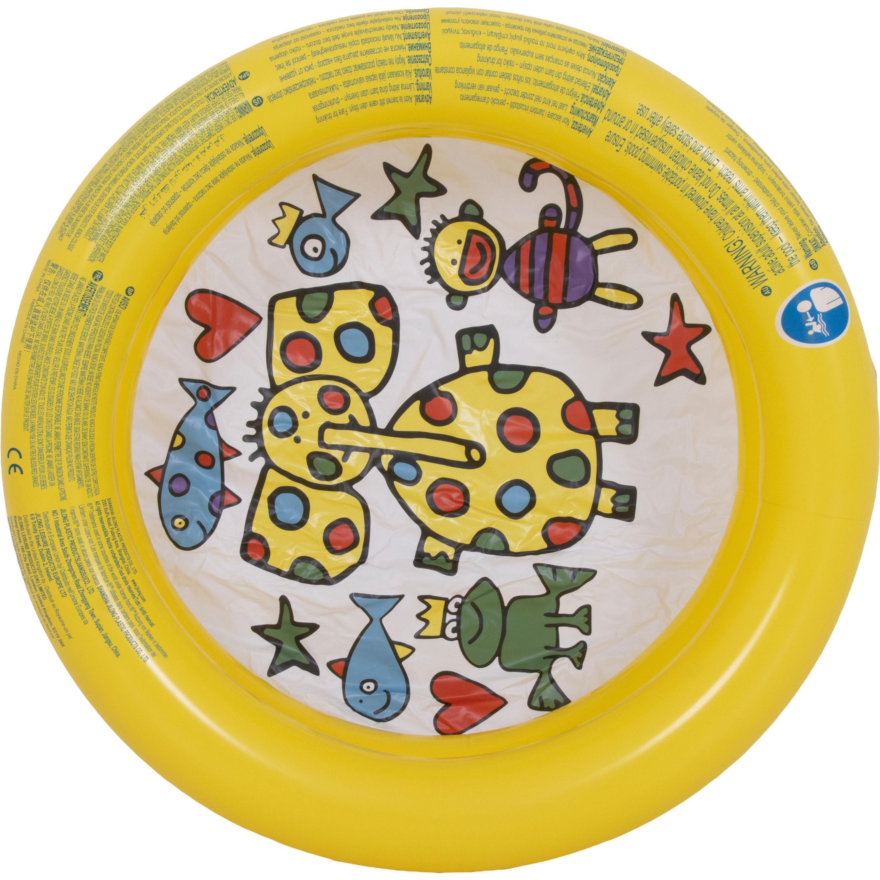 SunClub Planschbecken Kinderpool 61x12,5 cm, (Einzelpack, 1-tlg., aufblasbares Kinderbecken), Baby Planschbecken mit Tiermotiv
