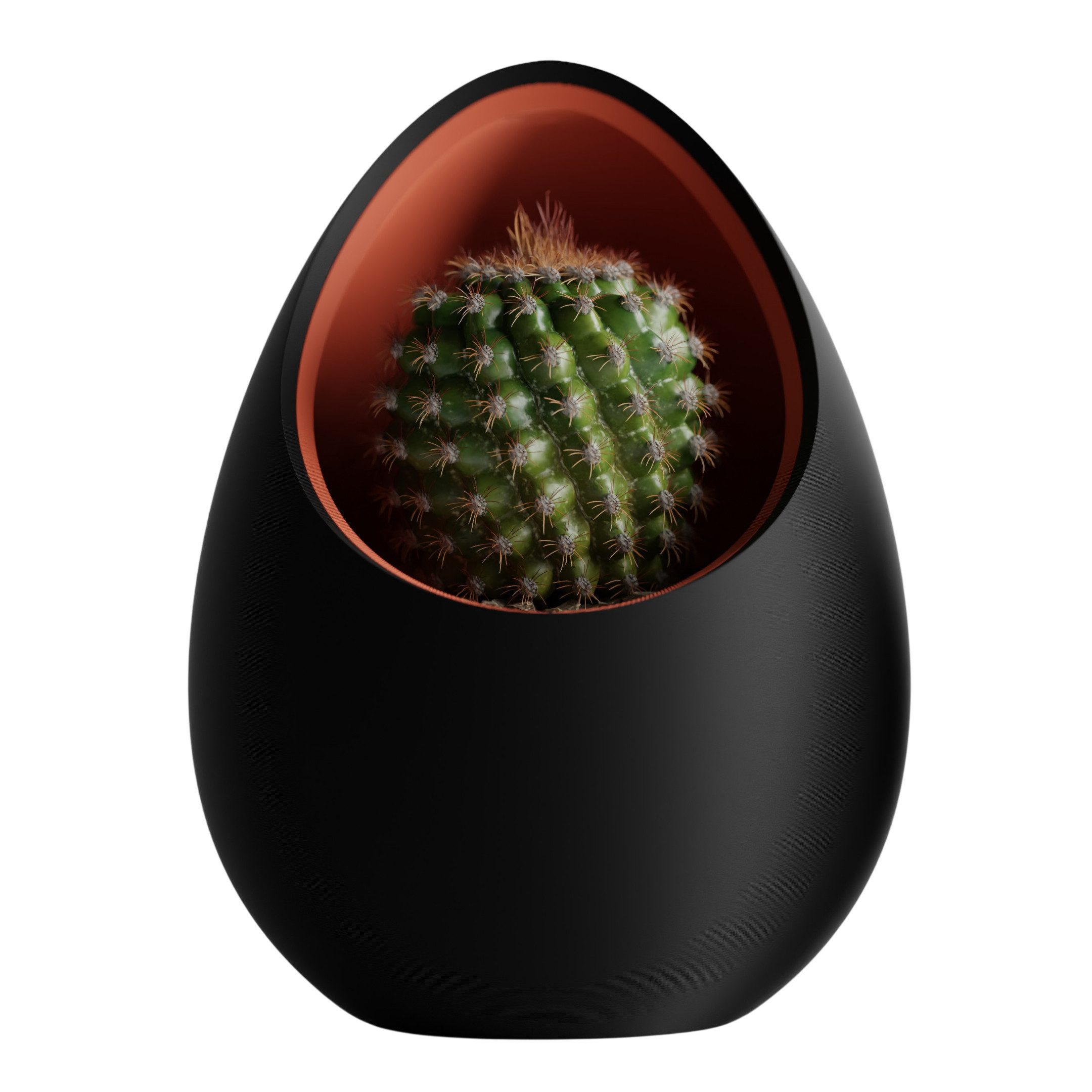 Shapes - Decorations Blumentopf Nuvia Planter – Inspired by the idea of a nest. (Topf und Einsatz), Two-Tone Design