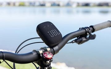 JBL Wind 3S Tragbarer Mini Bluetooth Lautsprecher rot Bluetooth-Lautsprecher (5 W, Wasserdicht mit Clip für Sport, Fahrrad und Roller - Bass Boost)