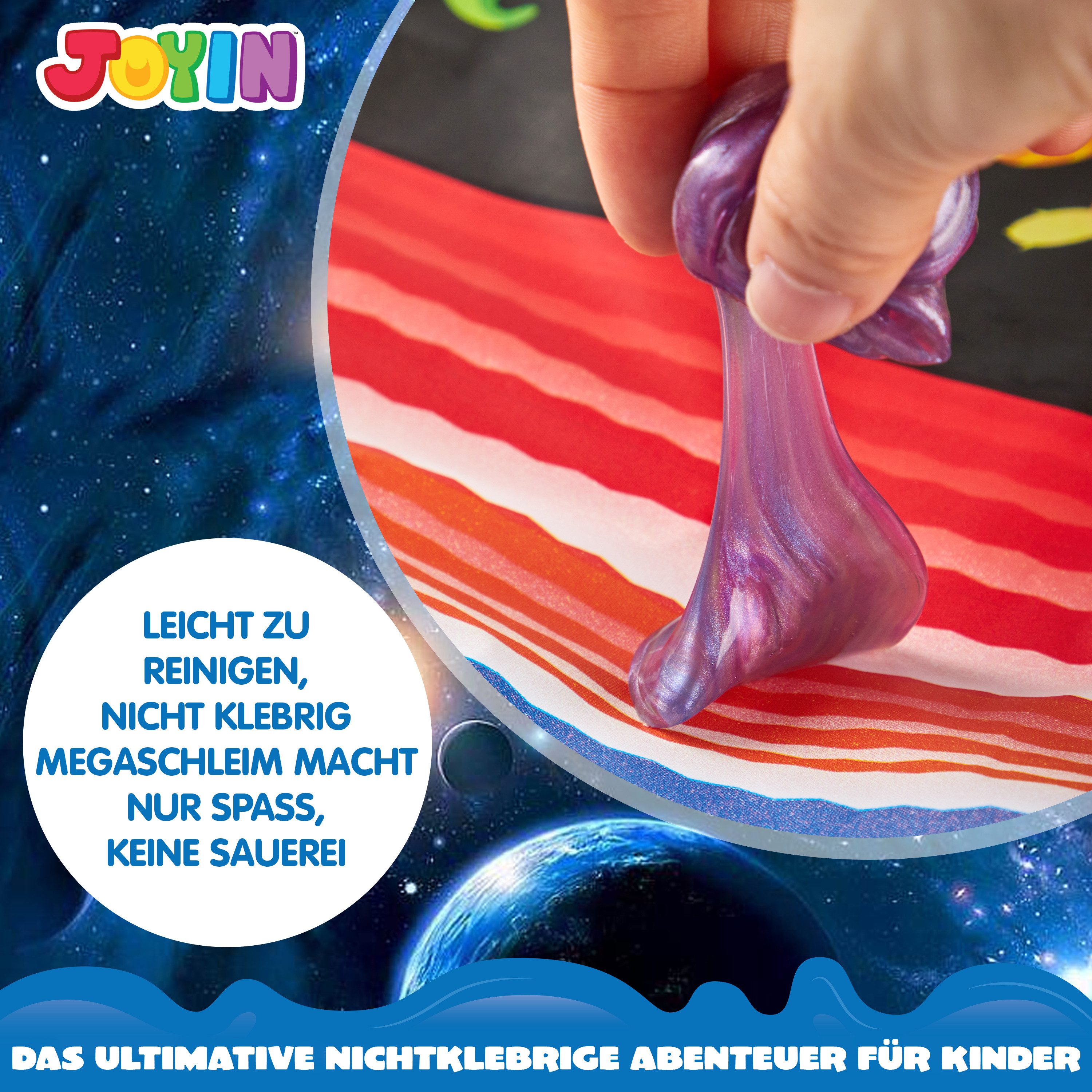 JOYIN Knete JOYIN 24 Pack Slime Kit(Rosa), Galaxy Slime Ball Slime Set
