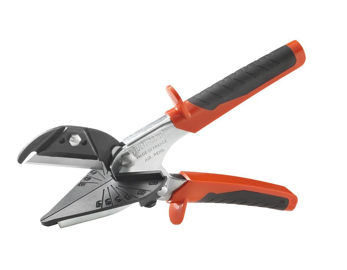 Dalsys Blechschere, (1-tlg), Spezialschere PVC-Profile markierte Auflage, winkelgerechtes Schneiden