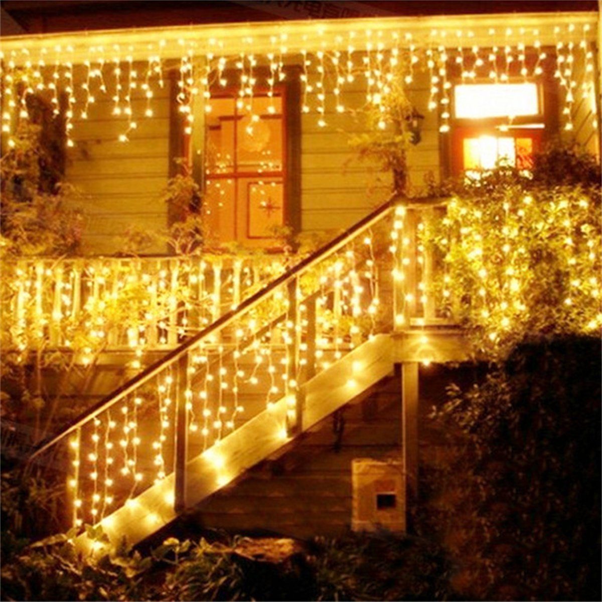 carefully selected LED-Lichterkette Weihnachts-LED-Lichterkette 5 x 0,8 m, Dekoration für den Außenbereich