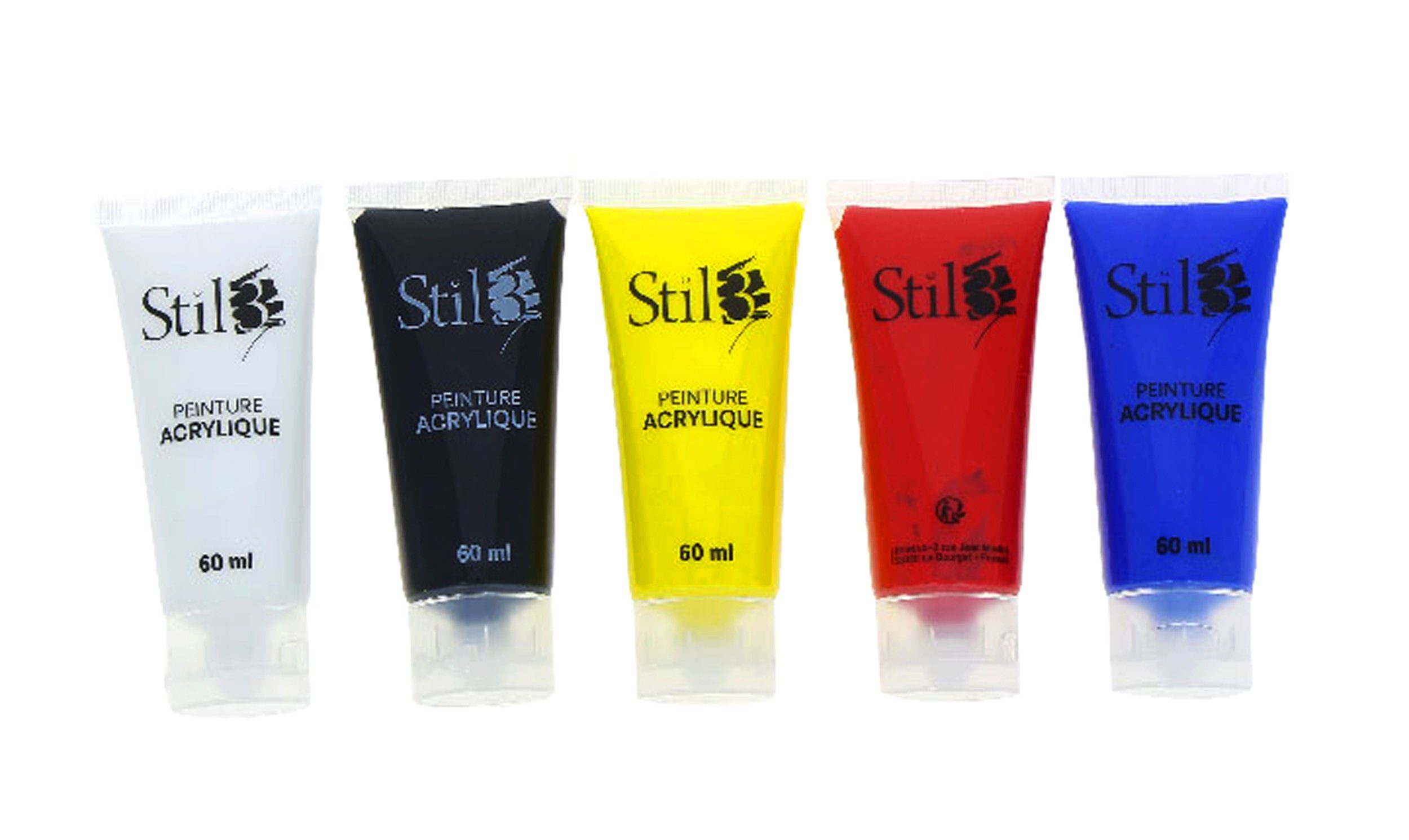 Acrylfarbe 5 Tuben ACRYLFARBEN 60ml Malfarben Künstlerfarbe Acryl Farbe 8, Malen Künstler