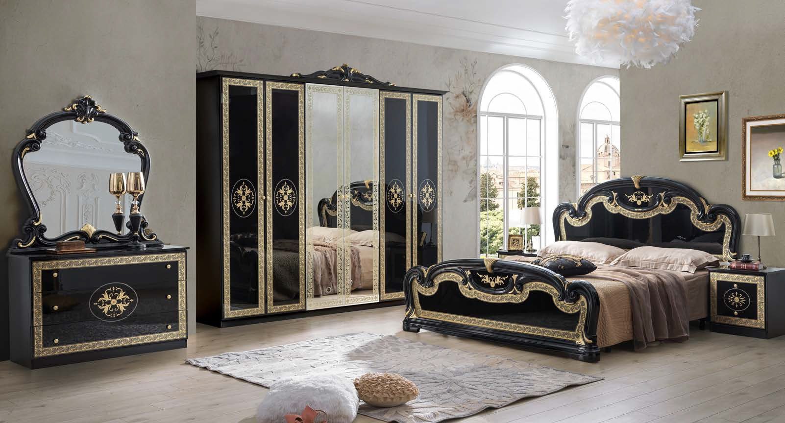 Interdesign24 Schlafzimmer-Set Paola, (6-Teilig, im ausgefallenem Barock-St günstig online kaufen