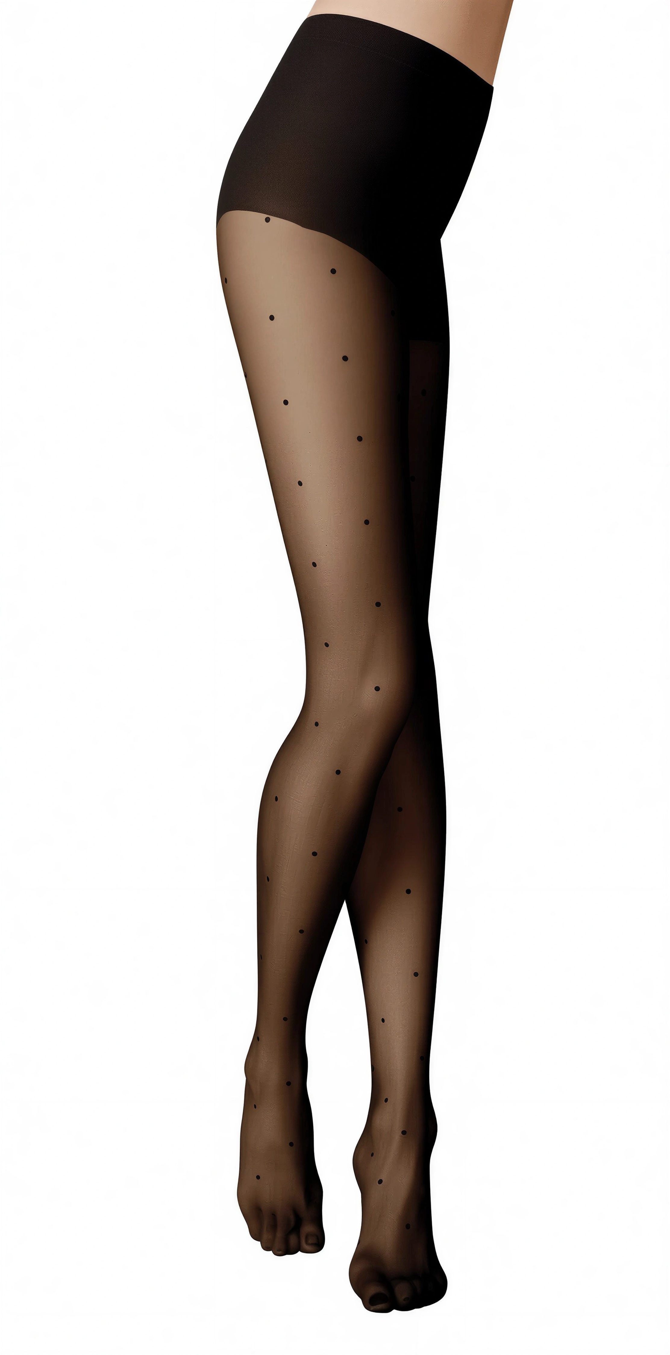 KUNERT Feinstrumpfhose Damen CLASSIC DOTS 20 DEN 20 DEN (1 St) transparent & matt