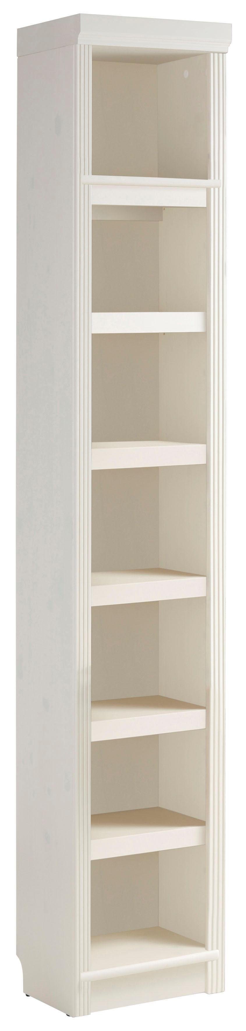 Bücherregal Höhen, weiß 29 Stauraum in Soeren, massiver mit 2 aus viel Tiefe Home cm, Kiefer, affaire