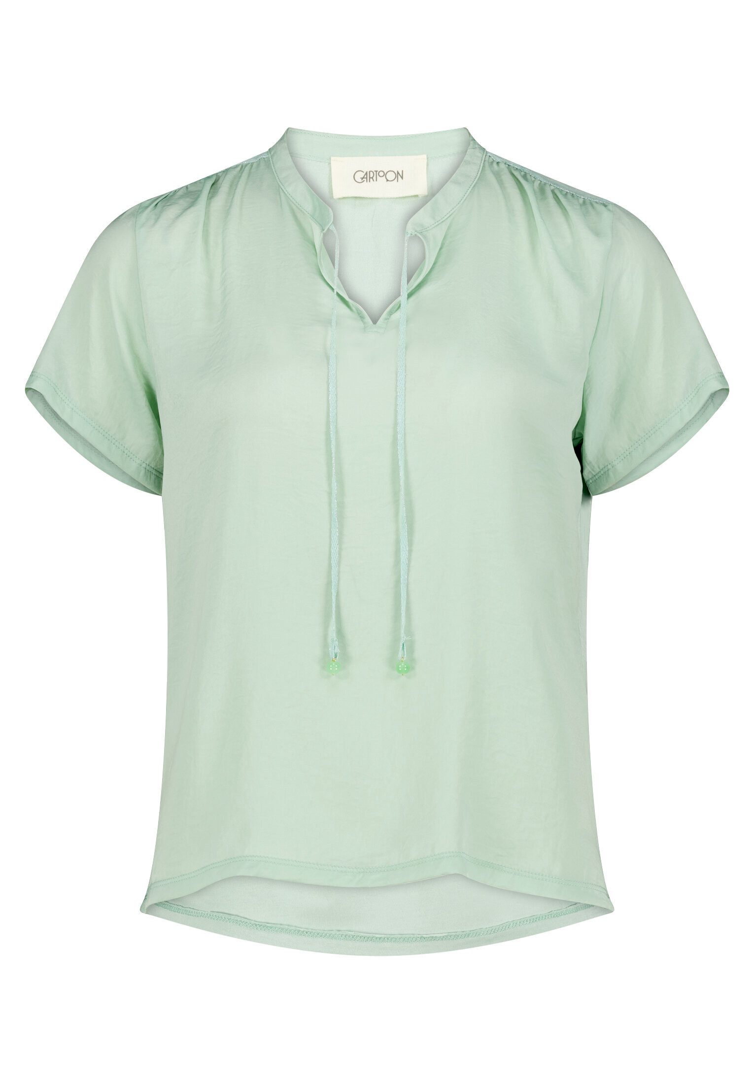 Cartoon Kurzarmshirt Damen kurzarm (1-tlg)