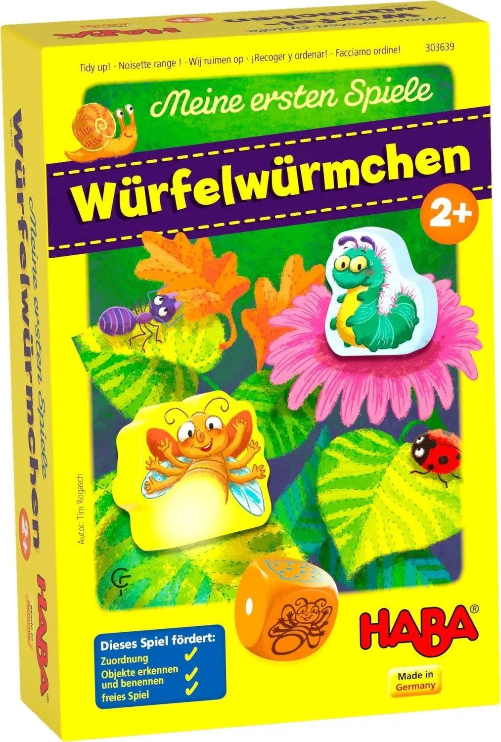 Spiel Meine ersten Игры - Würfelwürmchen