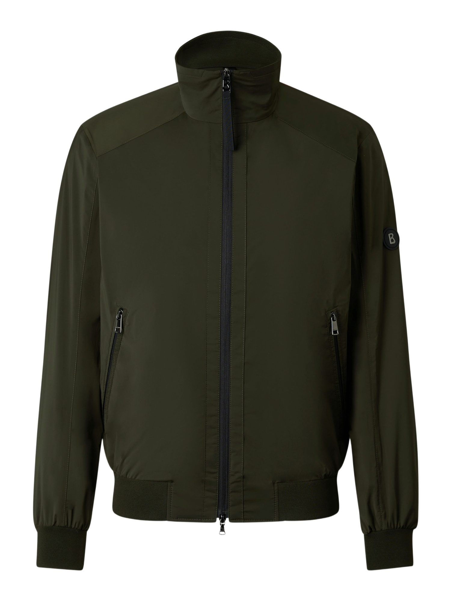 BOGNER Outdoorjacke grün,Freizeit,Polyester,Unifarben,Stehkragen,Lang,Regular Fit