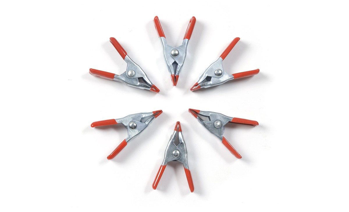 OcCre Modellbausatz 50 mm Klammern 6 Stk, (Bastelbedarf, 1-tlg., Werkzeug), Made in Europe