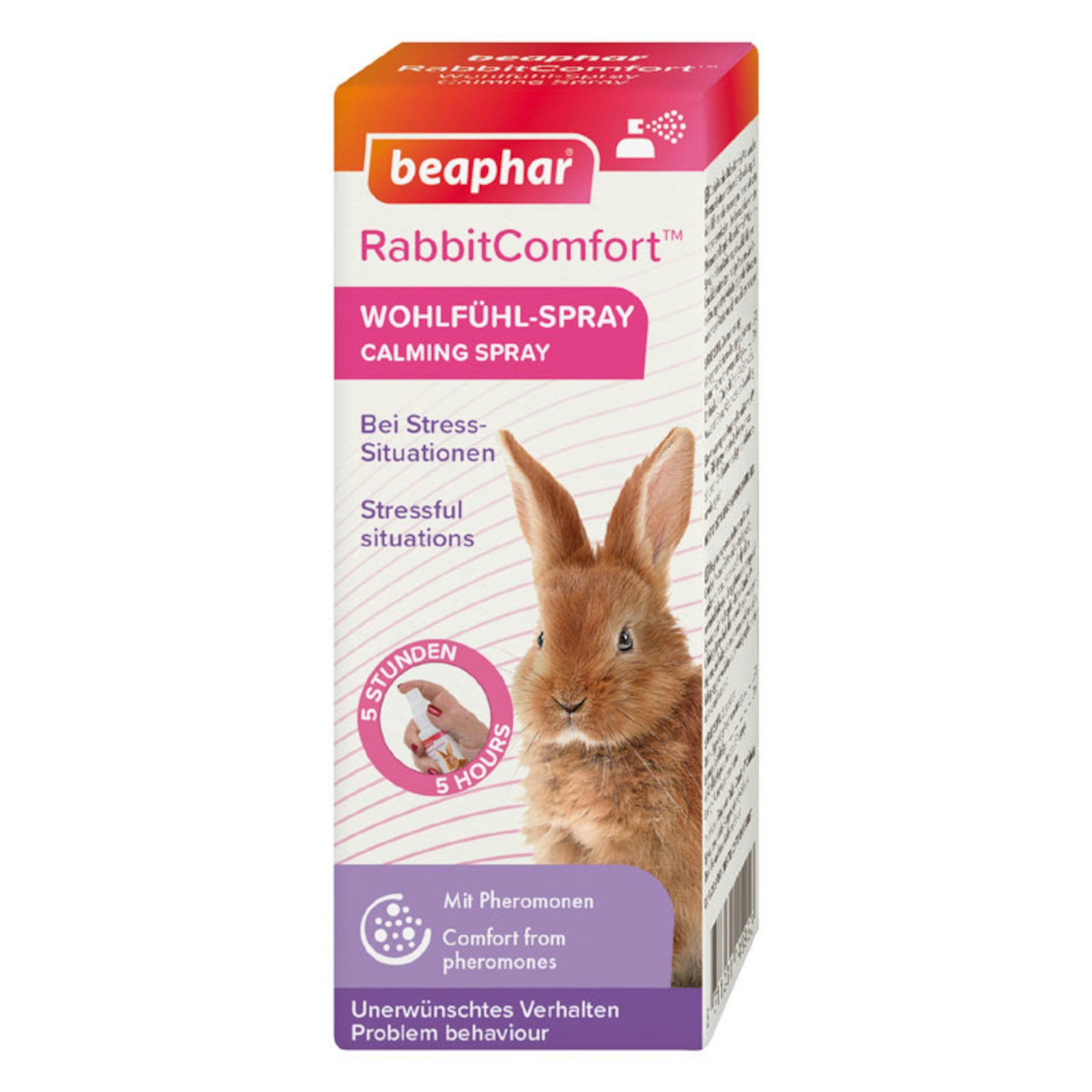 beaphar Tierpräparate RabbitComfort Wohlfühl-Spray für Kaninchen, 30 ml
